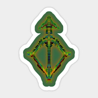 Sagittarius 4c Jade Sticker